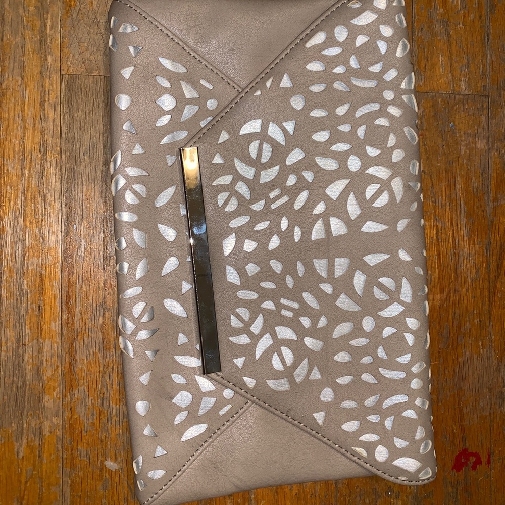 Cream Clutch purse